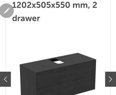 Vanity Unit 1200mm - 2 Drawers