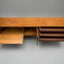 Large Mid Century Modern Asymmetrical Teak Credenza or Media Console Image 6