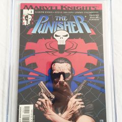 The Punisher Marvel Knights Issue 2 CBCS / CGC 9.8 Certified Graded Comic Framed  DC