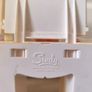 Vintage Sindy Doll Dressing Table Vanity Unit Triple Mirror Drawers Original Pedigree Furniture Image 4