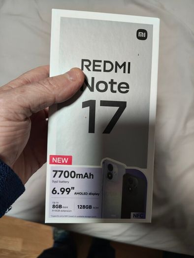 Redmi 17 128gb Sim Free Irish Phone 8000mah battery 67watt Hyper Charge