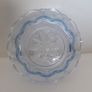BOWL - Vintage - 9 inch Diameter - Blue Glass Image 2