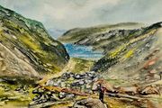 glendalough walk watercolour