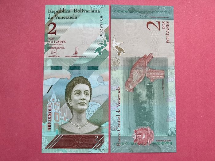 Vevezuela  2 Bolivares  2018  Pick 101a. ( Uncirculated )