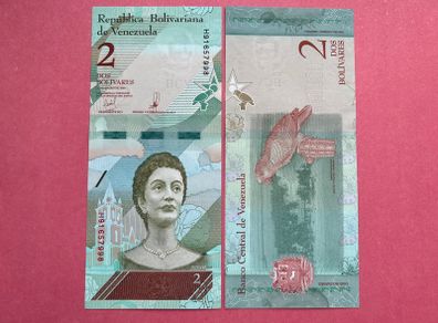 Vevezuela  2 Bolivares  2018  Pick 101a. ( Uncirculated )