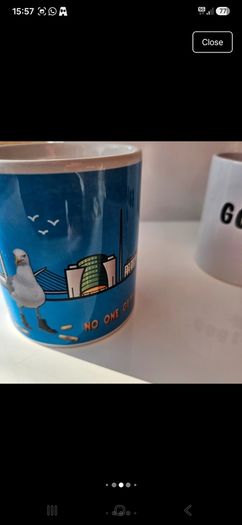 Irish Humour Mug Bundle Dublin Skyline Seagull And Paddy Box Gobshite