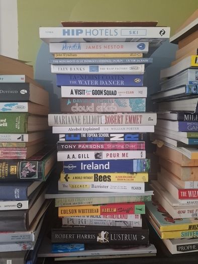 large collection of books