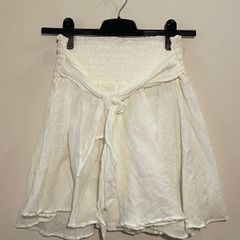 100% Natural Cotton Tie Detail Skirt Size S/M!