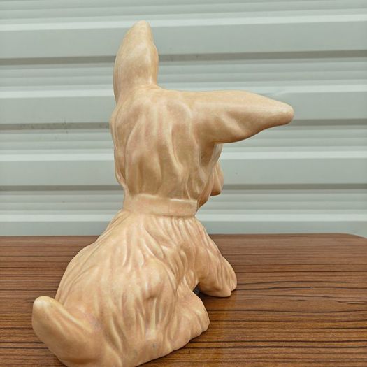 Large 20th century Crown Devon terrier dog figure, very Sylvac look to it, as well as mischievous.