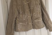 Suede effect vintage Jacket