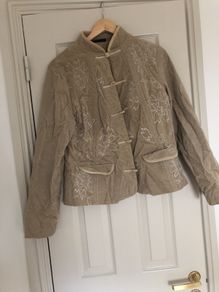 Suede effect vintage Jacket
