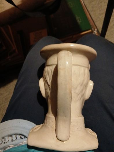 Antique WW1 era Kitchener Ceramic Character jug
