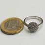 9ct White Gold Diamond Cluster Ring Image 7