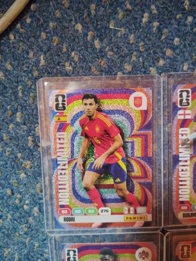 8 limited edition adrenalyn xl panini collection cards