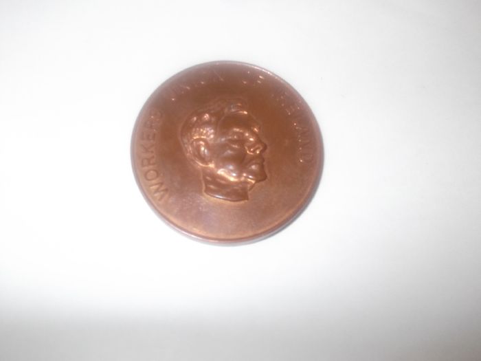 a vintage coin for workers union of ireland