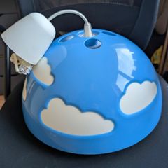IKEA SKOJIG Light Blue & White Clouds