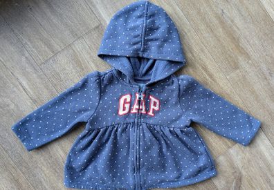 Baby Gap zip hoodie 6-12months