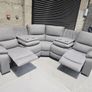 Rita Corner Leather Manual Recliners Image 2