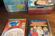 Family Guy Dvd collection prices individually below (some intact in cellophane)