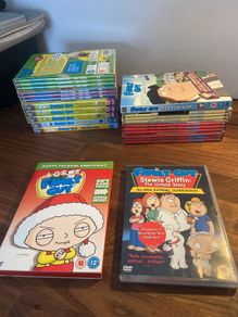 Family Guy Dvd collection prices individually below (some intact in cellophane)