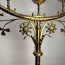 Early 20th Century Large Brass Five-Arm Candelabra Image 3