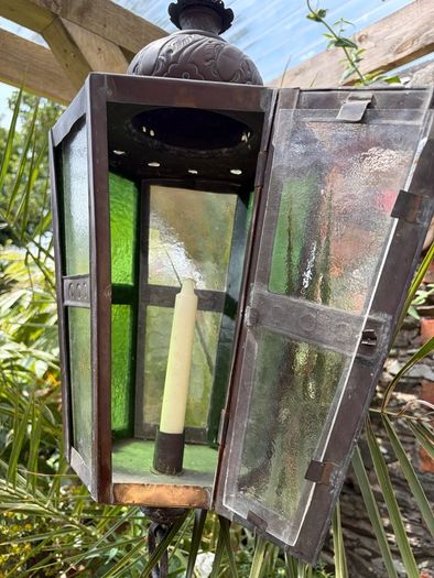 Large Antique Candle Lantern
