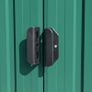 Garden Shed 257x392x181 cm Metal Green Image 3