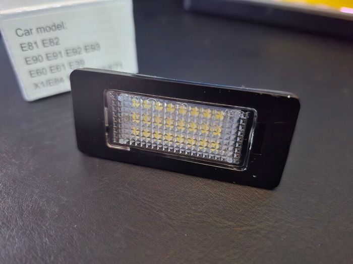 Brand new BMW LED number plate lights