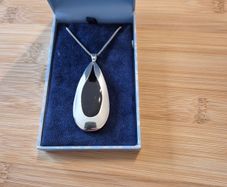 large teardrop style pendant