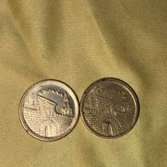 Two 1996 Spain 5 Pesetas Coins - La Rioja Commemorative