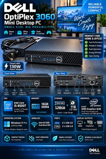 Dell Mini Optiplex 3060 i5 Mini PC