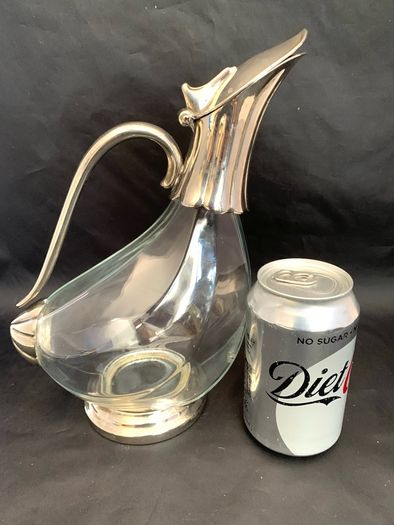 Vintage Duck Shaped Wine Decanter