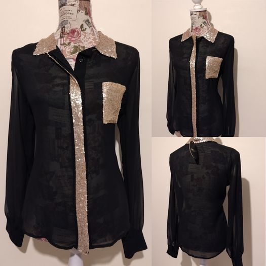 Ad Lib London Blouse Top, New With Tags,