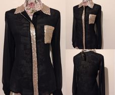 Ad Lib London Blouse Top, New With Tags,