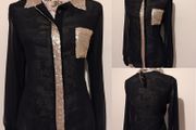 Ad Lib London Blouse Top, New With Tags,