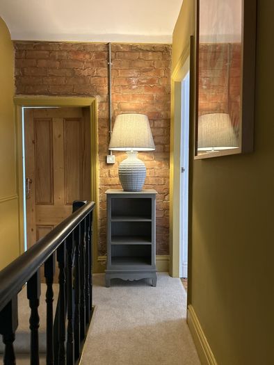 Laura Ashley Cabinet & Lamp Set