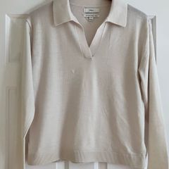 Size 12  Cream Merino Wool Jumper by Marks&Spencer