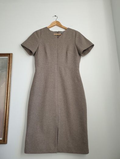 Cos Cashmere/wool Blend Dress Size Uk 10
