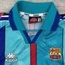 Genuine Vintage 1995 Kappa Barcelona Away Jersey Shirt Mens XL Image 3