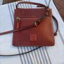 Dooney & Bourke Small Leather Crossbody Bag - Brown (20x20 cm) - Excellent Condition Image 2