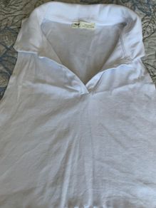 Ladies white tank top size L