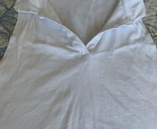 Ladies white tank top size L