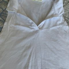 Ladies white tank top size L