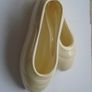 Large ballet shoe ornament, Ceramic ballet shoes, Point shoe ornament,Home decor Image 4