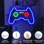 Game Neon Sign(16"x10.8"),Cisteen Gamepad Neon Light Sign with Acrylic Board, USB Powered Led Wall Light Decorations,Gaming Neon Lights for Bedroom,Game Room,Man Cave,Bar,Party (FREE POSTAGE) Image 3