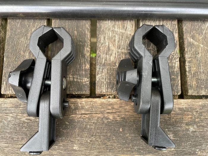 Car bike rack number plate mount