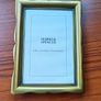 Freestanding Marks & Spencer gold tone finish Metal photo frame size 10x15cm Image 3