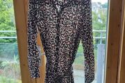 Vero Moda Leopard Shirt Dress Sz Large