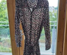 Vero Moda Leopard Shirt Dress Sz Large