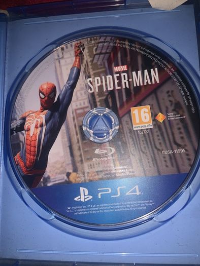 Spider-Man PS4 Disc